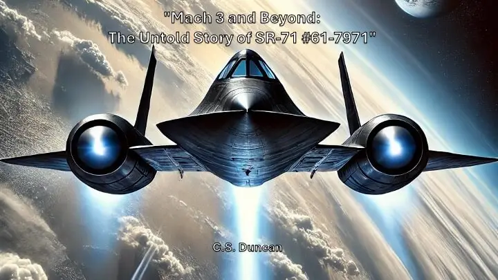 Mach 3 and Beyond book cover featuring SR-71 Blackbird high-speed reconnaissance aircraft